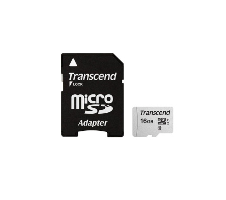 Transcend Карта пам'яті microSD 16GB C10 UHS-I R95/W10MB/s + SD - фото 2