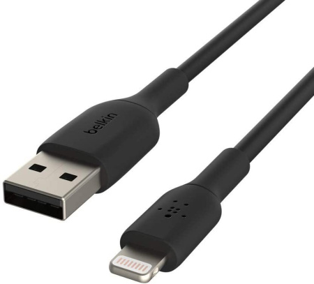 Belkin Кабель USB-A > Lightning заряджання/синхронізації 1м, 12Вт, PVC, чорний - фото 4