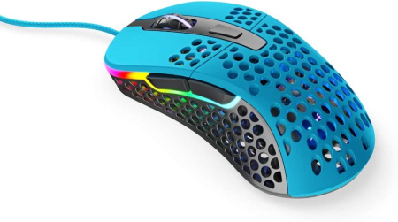 Миша Xtrfy M4, USB-A, RGB, Miami Blue - фото 1