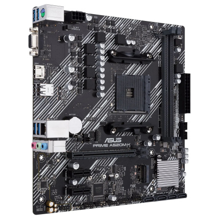 Материнcька плата ASUS PRIME A520M-K sAM4 A520 2xDDR4 HDMI D-Sub mATX - фото 2