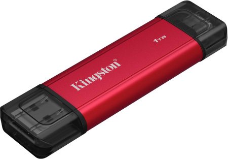 Портативний SSD Kingston 1TB USB 3.2 Gen 2 Dual USB-A R1050/W950MB/s - фото 3