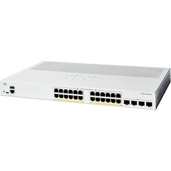 Cisco Комутатор Catalyst 1300 24xGE, PoE, 4x1G SFP