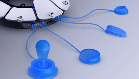Геймпад PlayStation 5 Access Controller BT, White - фото 6