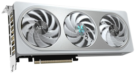 Відеокарта GIGABYTE GeForce RTX 5060 Ti 8GB GDDR7 AERO OC срібний - фото 3