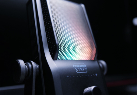Cherry Xtrfy Мікрофон геймінговий NGALE R, Cardioid, USB-A, 2м, RGB, чорний - фото 8