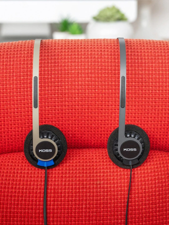 Навушники On-Ear Koss KPH40 Utility, 3.5 mini-jack, 1.2м, Сірий - фото 10