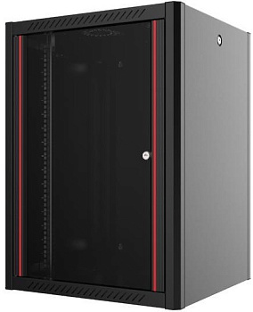 MIRSAN Шафа 19", 12U, WTN, 600x600 мм, максимально 100 кг, чорна