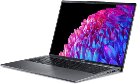 Acer Ноутбук Swift Go 16 SFG16-72 16" 3.2K OLED, Intel U7-155H, 32GB, F1TB, UMA, Lin, сірий - фото 14 Acer Ноутбук Swift Go 16 SFG16-72 16" 3.2K OLED, Intel U7-155H, 32GB, F1TB, UMA, Lin, сірий - фото 14
