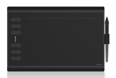 Графічний планшет Huion 10"x6.2" H1060P, MicroUSB, чорний - фото 5