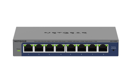 NETGEAR Комутатор GS108E 8xGE, WebSmart - фото 1