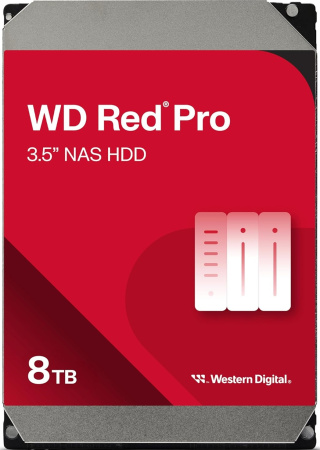 Жорсткий диск WD  8TB 3.5" 7200 256MB SATA Red Pro NAS - фото 1