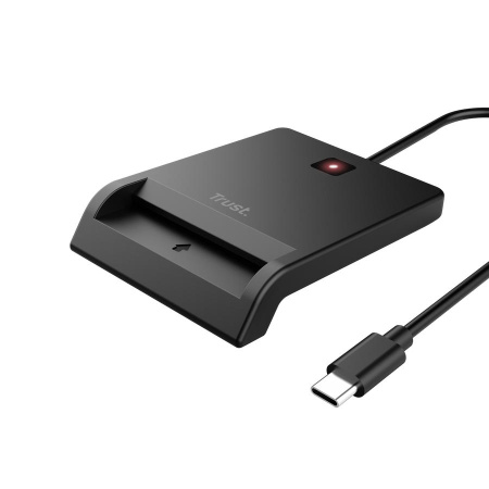 Кардридер Trust Primo Smartcard Reader, USB-C, чорний - фото 3