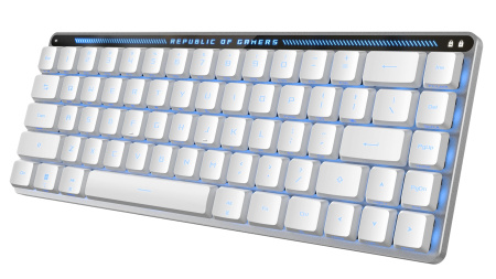 ASUS Клавіатура механічна ROG Falchion RX Low Profile, 68key, Red Switch, USB-A/WL/BT, EN/UK, RGB, білий - фото 8