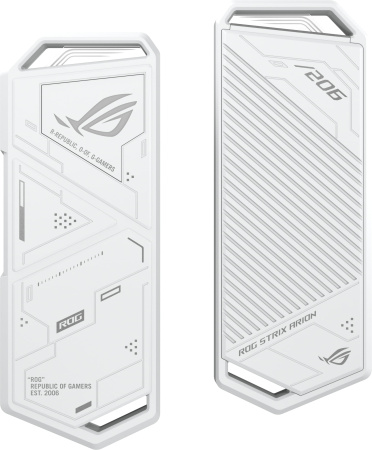Портативний корпус ASUS для SSD ROG STRIX ARION ESD-S1C/WHT/G/AS PCIe NVMe M.2 2230/2242/2260/2280 USB Type-C 3.2 Gen 2x1 білий - фото 2