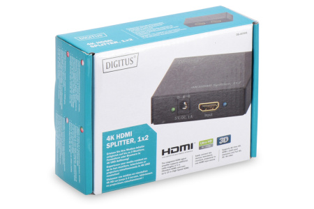 Digitus Подовжувач 4K HDMI Splitter, 2-port - фото 5