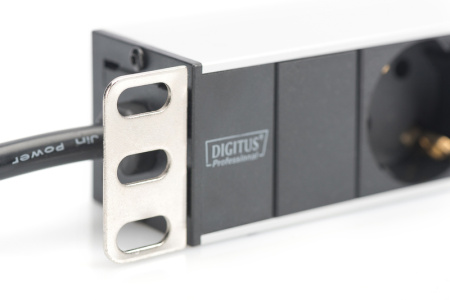 Пристрій розподілу електроживлення DIGITUS 1U, 8xSchuko, 16A, 250V, вилка Schuko - фото 4