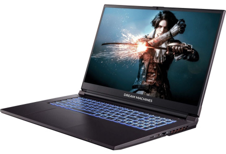 Ноутбук Dream Machines RG2050-17 17.3FHD IPS, Intel i5-12450H, 32GB, F1TB, NVD2050-4, DOS, чорний - фото 3