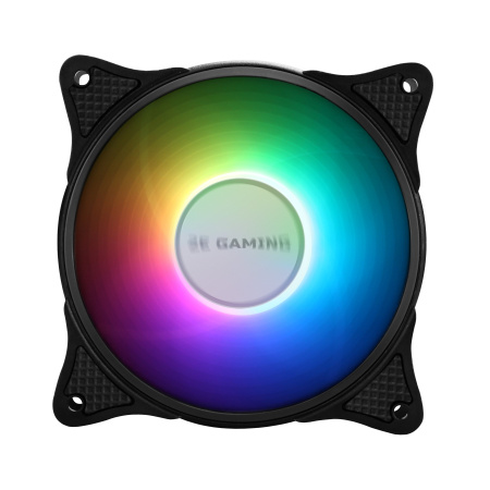 Корпусний вентилятор 2E GAMING F120IR-ARGB, 120мм, 1200rpm, 3pin, 3pin +5VARGB, 25.3dBa, чорний - фото 4