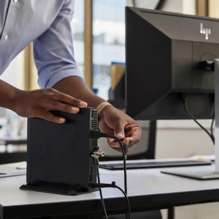 HP Комп'ютер персональний неттоп Pro 400-G9 Mini, Intel i3-13100T, 8GB, F512GB, UMA, WiFi, кл+м, 3р, DOS - фото 8