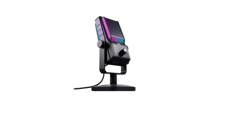 Cherry Xtrfy Мікрофон геймінговий NGALE R, Cardioid, USB-A, 2м, RGB, чорний - фото 3
