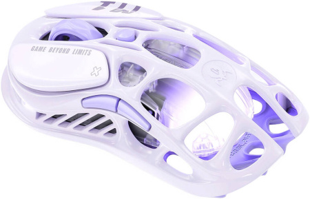 Миша GravaStar Mercury M1 Pro, magnesium alloy body, BT/WL/USB-A, RGB, Lavender Purple - фото 3