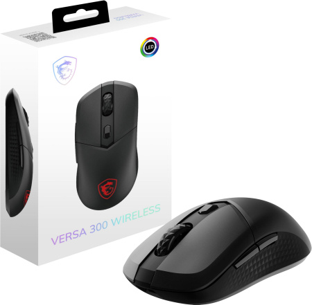 Миша MSI VERSA 300 W, WIRELESS, RGB, WL, чорний - фото 11