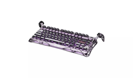Клавіатура механічна GravaStar Mercury V75 Pro 80keys, Magnetic Jade Gaming, 8K, USB-A, RGB, Iron Purple - фото 15