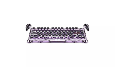 Клавіатура механічна GravaStar Mercury V75 Pro 80keys, Magnetic Jade Gaming, 8K, USB-A, RGB, Iron Purple - фото 16