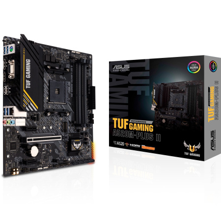 Материнcька плата ASUS TUF GAMING A520M-PLUS II sAM4 A520 4xDDR4 HDMI DP D-Sub mATX - фото 13