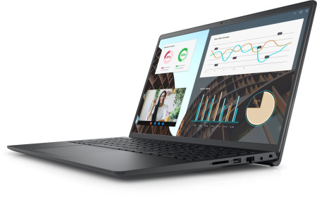Dell Ноутбук Vostro 3530 15.6" FHD AG, Intel i7-1355U, 16GB, F512GB, UMA, Lin, чорний - фото 3