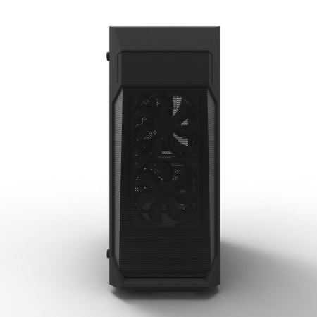 Zalman Корпус Z1 Plus, без БЖ, 2xUSB3.0, 1xUSB2.0, 3x120mm Black fans, TG Side Panel, ATX, Black - фото 5