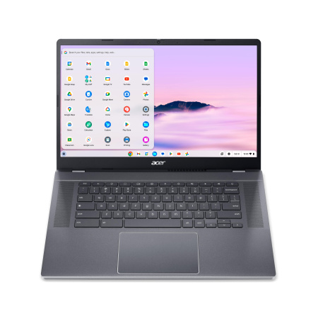 Acer Ноутбук Chromebook Plus CB515-2H 15" FHD IPS, Intel i5-1235U, 16GB, F512GB, UMA, ChromeOS, сірий - фото 4