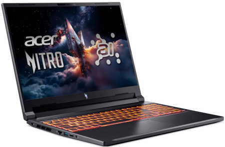 Acer Ноутбук Nitro V 16 ANV16-61 16" WUXGA IPS, AMD R7-350, 16GB, F1TB, NVD4050-6, Lin, чорний - фото 2 Acer Ноутбук Nitro V 16 ANV16-61 16" WUXGA IPS, AMD R7-350, 16GB, F1TB, NVD4050-6, Lin, чорний - фото 2