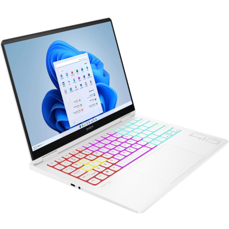 HP Ноутбук OMEN 14-fb0013ua 14" 2.8K OLED, Intel U7-155H, 16GB, F1024GB, NVD4060-8, DOS, білий - фото 3