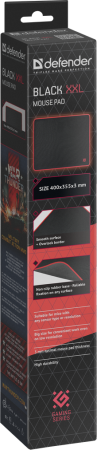 Килимок для миші Defender Black XXL (50559) - фото 4