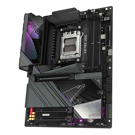Материнська плата GIGABYTE X870E AORUS MASTER sAM5 X870 4xDDR5 M.2 HDMI Typc-C ATX - фото 3