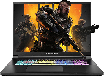 Dream Machines Ноутбук RX5090-18 18QHD+, Intel U9-275HX, 32GB, F2TB, NVD5090-24, DOS, чорний