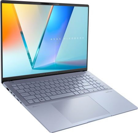 ASUS Ноутбук Vivobook S 16 S5606CA-RI142W 16" 3K OLED, Intel Ultra 7 255H, 32GB, F1TB, UMA, Win11, Блакитний - фото 4