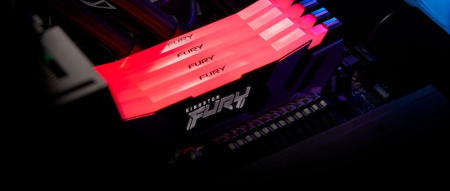 Пам'ять ПК Kingston DDR5 32GB KIT (16GBx2) 6400 FURY Renegade RGB XMP - фото 7