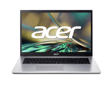 Acer Ноутбук Aspire 3 A317-54 17.3" FHD IPS, Intel i7-1255U, 16GB, F1TB, UMA, Lin, сріблястий - фото 1