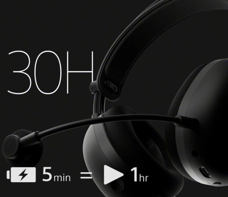 Гарнітура ігрова Over-ear Sony INZONE H9 II BT 5.3, ANC, SBC, AAC, LC3, Wireless, Mic,  Білий - фото 9