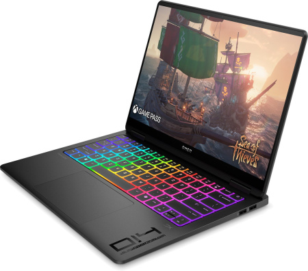 Ноутбук HP OMEN Transcend 14-fb1005ua 14" 3K OLED, Intel U9-285H, 32GB, F1TB, NVD5070-8, DOS, чорний - фото 3