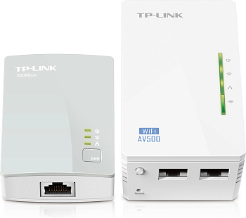 Комплект Адаптерiв Powerline TP-LINK TL-WPA4220KIT AV600, N300, (TL-WPA4220 1шт, TL-PA4010 1шт) Комплект Адаптерiв Powerline TP-LINK TL-WPA4220KIT AV600, N300, (TL-WPA4220 1шт, TL-PA4010 1шт)