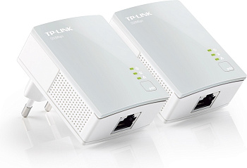 Комплект Адаптерiв Powerline TP-LINK TL-PA4010KIT AV600, 1xFE, (TL-PA4010 2шт) Комплект Адаптерiв Powerline TP-LINK TL-PA4010KIT AV600, 1xFE, (TL-PA4010 2шт)