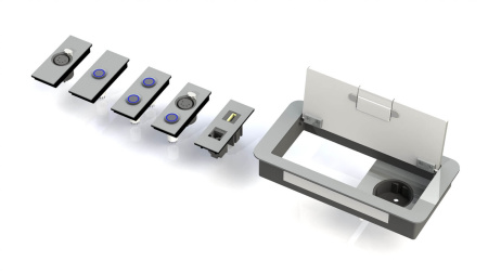 Модуль Вставка Element One HDMI Type A black - фото 1