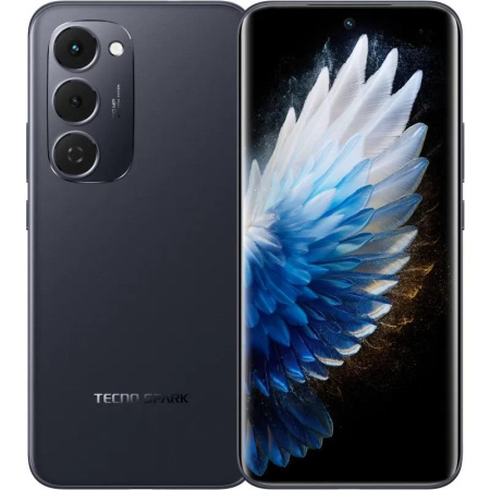Смартфон TECNO Spark 40 PRO+ (KM7) 6.78" 8/256ГБ, 2SIM, 5200мА•год, Nebula Black - фото 1