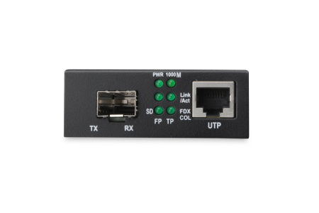Медіа конвертор DIGITUS Gigabit , RJ45 / SFP - фото 6