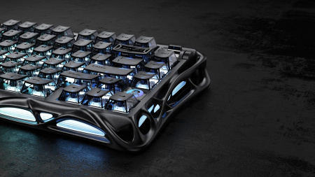 Клавіатура механічна GravaStar Mercury V75 80keys, Magnetic Jade Pro, 8K, USB-A, RGB, Stealth Black - фото 6 Клавіатура механічна GravaStar Mercury V75 80keys, Magnetic Jade Pro, 8K, USB-A, RGB, Stealth Black - фото 6