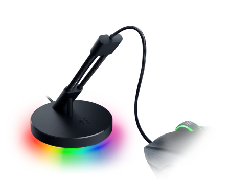 Тримач кабелю Razer Mouse Bungee V3 Chroma, RGB, чорний - фото 4