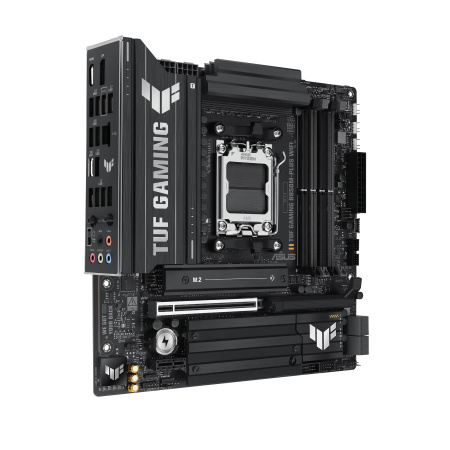 Материнcька плата ASUS TUF GAMING B850M-PLUS WIFI sAM5 B850 4xDDR5 M.2 HDMI DP Wi-Fi BT mATX - фото 3